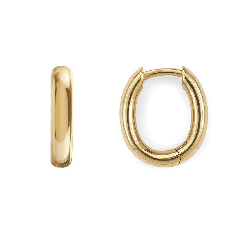 18ct Yellow Gold Hoop Earrings